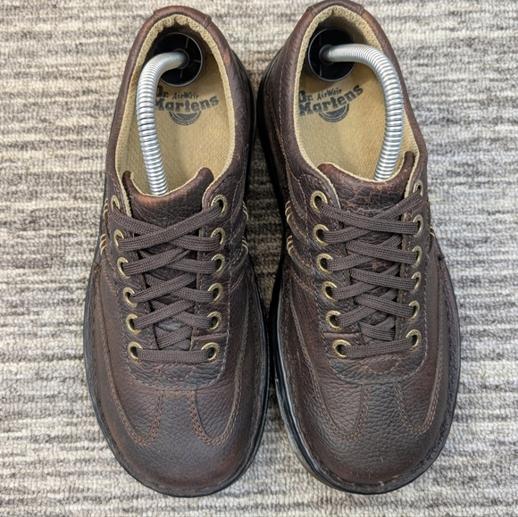 Dr. Martens Dark Brown Leather Oxfords - Picture 6 of 8
